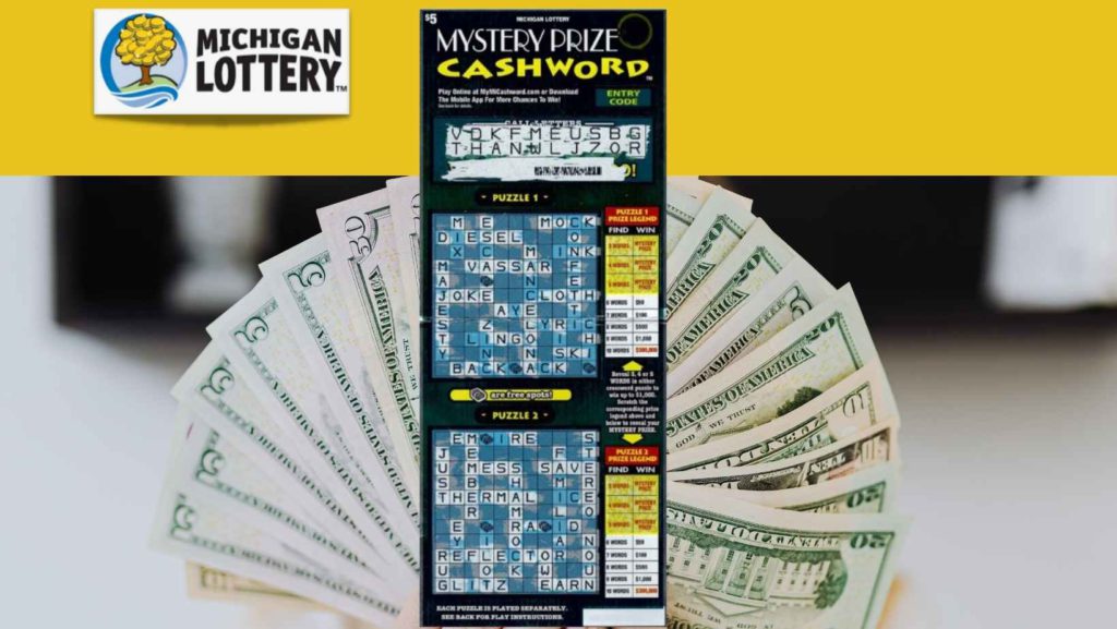 Mystery Prize Cashword Instant Game Michigan Lottery